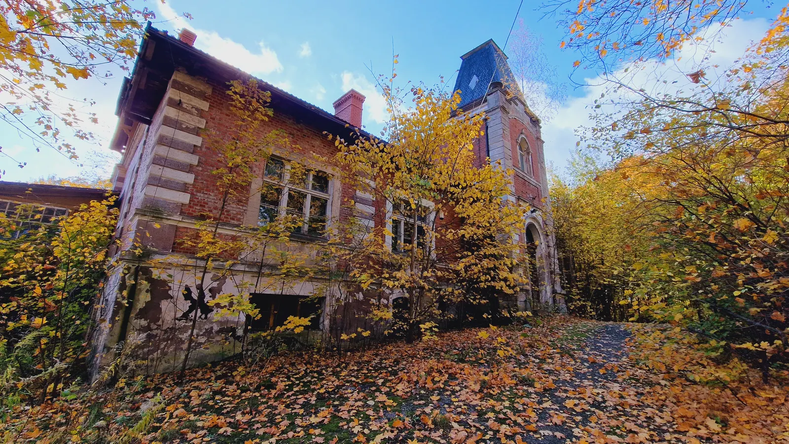 Gutshaus Schildeck im Herbst
