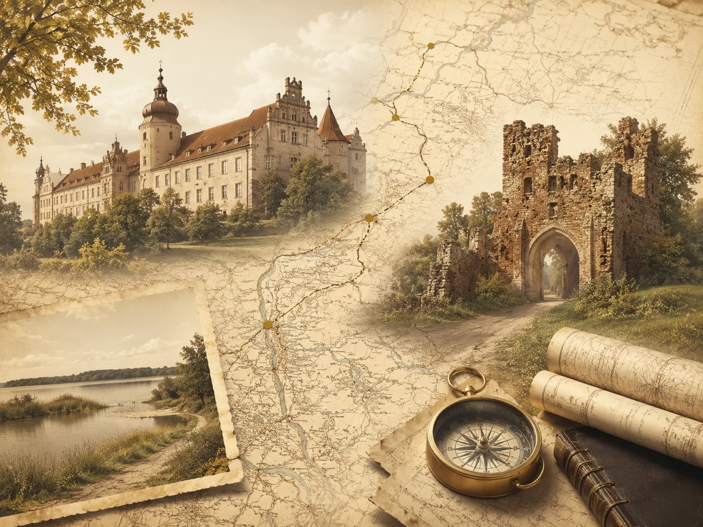 Historische und touristische Karten